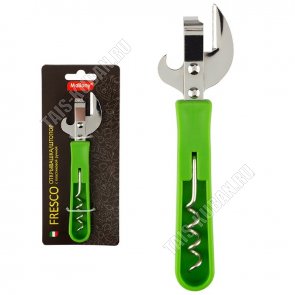 Открывалка+штопор винтовой L15см (12) 