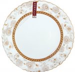 Корица/Цветочный узор Тарелка плоская d19см (6/72)