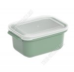 Контейнер прям олива 1,0л, с крышк. (12х18 h8см) (24)
