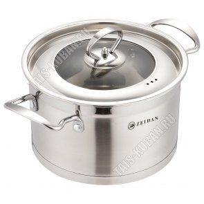 Silver Кастрюля 5,5л d24см,ф.цтилиндр (6) 