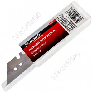 Н.Лезвия 18мм д/ножей 5шт трапециевидные, прямые(20) 