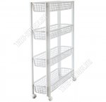 Этажерка 4-х яр (60х18 h80см) белый (3)