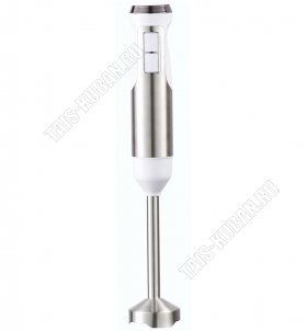 Блендер погружной 1600Вт 2скорости,погружная часть/ножи нержавеющая сталь, белый (20) 