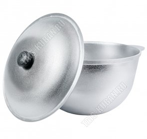 Казан конический 12л d33 h20см с металлической крышкой (5) 