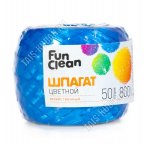 Веревка/шпагат полипропилен.(50м) 800текс, 1мм, цветной 