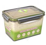Контейнер дымка 2,1л гермет.крыш 4 защ,прям.(19х13 h11,5см) (12) 