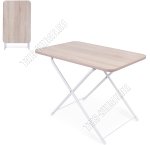 Стол складной (75х50см h50/62см) Дуб светлый 