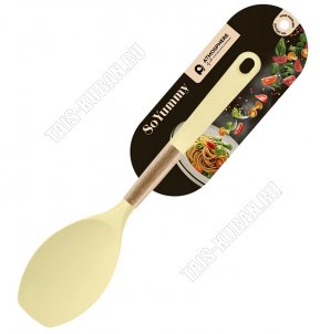 FreshCook Лопатка кулинарная (силикон+бамбук) L31,5х7см (12) 