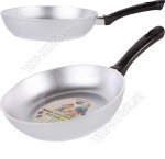 Сковорода d26см h6см,утолщен.дно,бакелит.руч,стенки 4,5мм,дно 6мм (10)