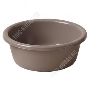 Таз 16л серо-кор (платан) (d46 h16,5см) (5) 