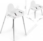 Стульчик д/кормления малышей, белый (64х57 h93см) (1) 