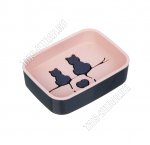 Мыльница прям,с поддон. L13,5х10 h3,5см 