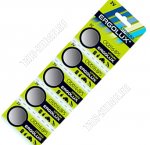 Бат. диск ERGOLUX СR2016, BL-5шт литиевые,блистер (5)