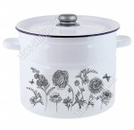 Je t’aime Кастрюля белый (цилиндр) 9,0л (2) 