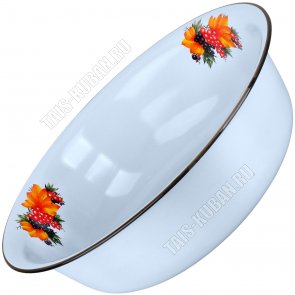 Таз пудр-голуб 20,0л,рис в ассорт (5) 