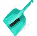 Набор .Совок 19х14см +Щетка-сметка L9см,ворс h4см,горизонт.руч.L12см,аквамарин, Svip (16) 