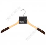 Вешалка (дерево+бархат) св.дерево L44,5см (100)