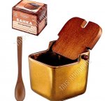 Банка Бронза для соли 9х9 h11см 300мл