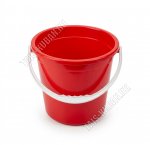 Ведро 14л (d34 h33см) красн.перл/белый (10) 