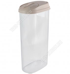 Контейнер с дозатором,латте 2,4л (15,5х9 h30,5см) (18) 