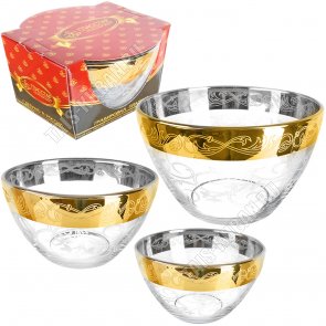 Салатники набор 3шт d11/16/19см 