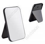 Зеркало настольное подвесное складное, прямямоугольное (10х15см) черный (25) 