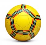 Мяч футбол d22см ПВХ, цвет 