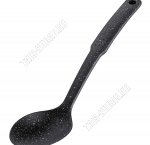 PUNTO NERO Ложка большая L30х7см (нейлон) черный с бело-золотым крапом (12) 