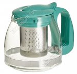 Чайник заварочный (стекло+пластик) 0,7л (12) 