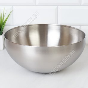 Миска (металл) 3,0л d25 h11cм,матов 