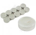 Свеча (парафин) чайная н-р 10шт,белый (10)