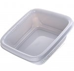 Таз 10л серебро, квадр.(38х38 h11см) (17) 