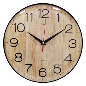 Часы (пластик) кругл.d25см