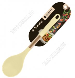 FreshCook Ложка кулинарная (силикон+бамбук) L31,5х7см (12) 