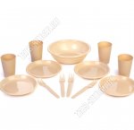 Набор для пикника 4 персоны 13предметов, желтый (13)