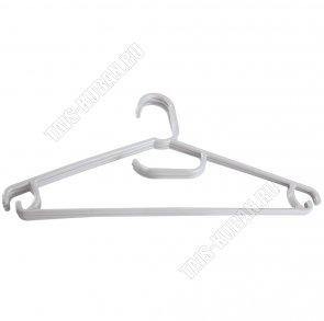 Вешалка (пластик) св.серый Н-р 3шт (32) 