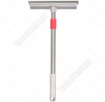 Окономойка телескоп.алюм.ручка L42-72см,насад.L20см (12) 