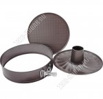 Форма разъем, кругл.(d24 h8см) +доп.насад.д/кекса,черн,углерод.сталь 