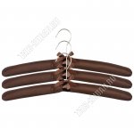 Вешалка (сатин) шоколад Набор 3шт L37,5см (10)