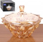 Медовый Конфетница с крышкой 0,7л d18 h15см, п/у (12)