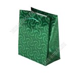 Пакет бумажный,голографический (h14х11см) зеленый (12)