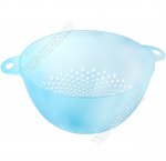 Дуршлаг 2 ручки, синий, кругл.(d22 h14см) на ножке (44) 