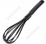 PUNTO NERO Венчик д/взбивания L30 d7см (нейлон) черный с бело-золотым крапом (12) 