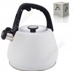 Чайник нержавеющая сталь 3,0л со свистком,белый (6)