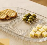 Менажница 3-х секционная 27х16см 