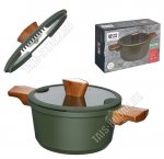 Sadr Кастрюля 2,6л d20см,хаки матовый (6)