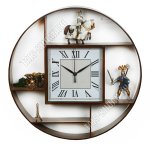 Часы (пластик) кругл.d35см 