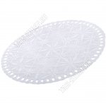 Ажурная салфетка, белая, кругл (d30см) 
