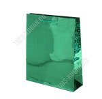 Пакет бумажный,голографический (h27х23см, дно8см) зеленый (12)