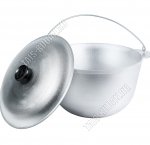 Казан походный  8,0л d28 h19см с металлической крышкой и дужкой (10) 